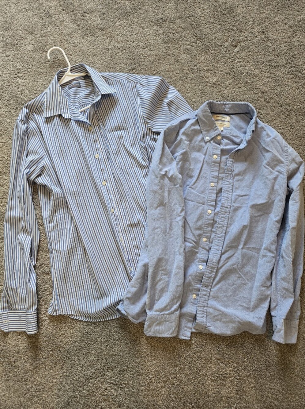 Men's Light Blue Button-Down Shirts